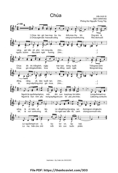 Chúa - Trần Kính Lữ - trang 1