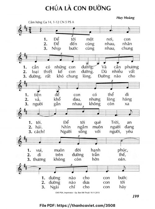 Chúa là con đường - Lm. Huy Hoàng - trang 1