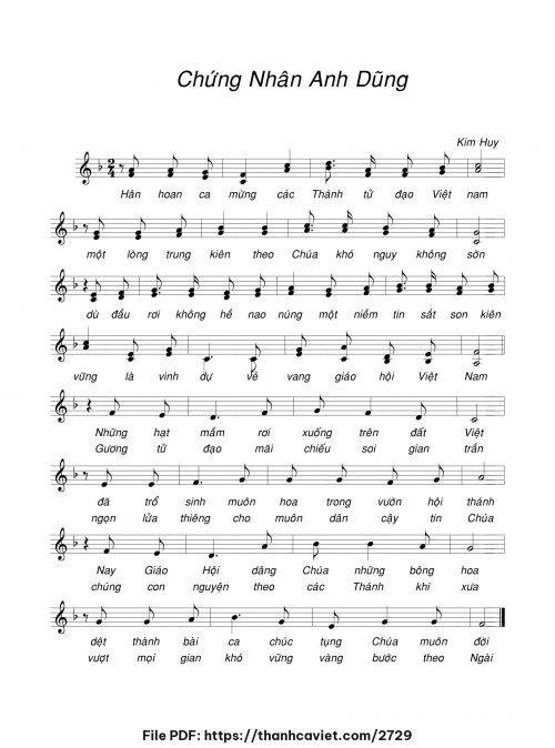 Chứng nhân anh dũng - Kim Huy - trang 1