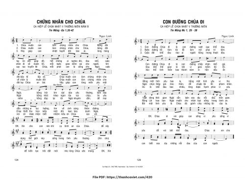 Chứng nhân cho Chúa - Ngọc Linh - trang 1