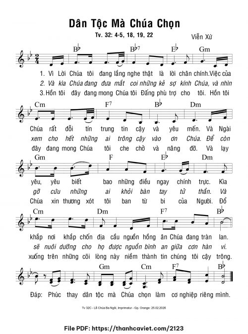 Dân tộc mà Chúa chọn - Viễn Xứ - trang 1