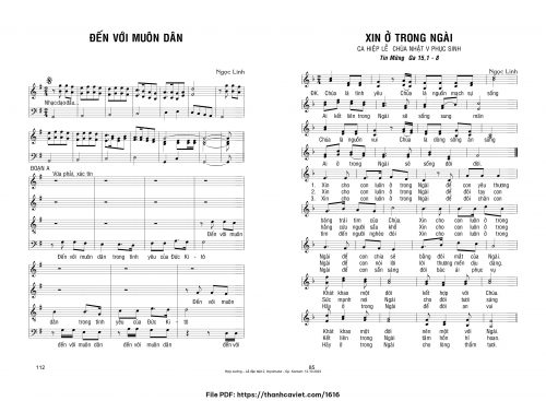 Đến với muôn dân - Ngọc Linh - trang 1