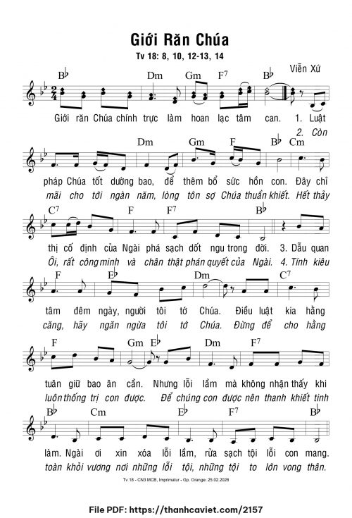 Giới răn Chúa - Viễn Xứ - trang 1
