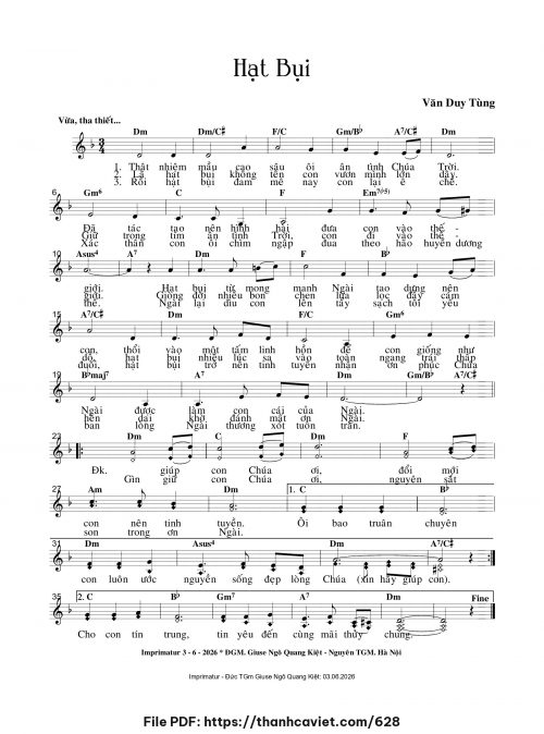 Hạt bụi - Văn Duy Tùng - trang 1