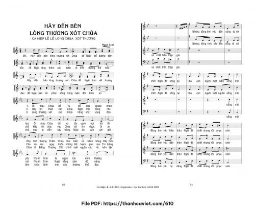 Hãy đến bên Lòng Thương Xót Chúa - Ngọc Linh - trang 1