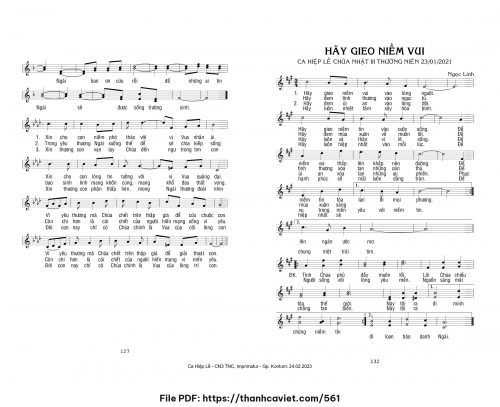 Hãy gieo niềm vui - Ngọc Linh - trang 1