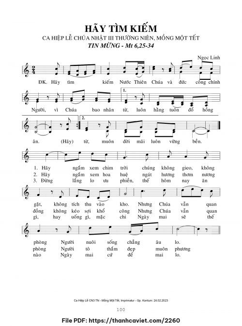 Hãy tìm kiếm - Ngọc Linh - trang 1