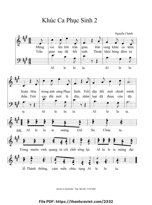 Khúc ca Phục Sinh 2 - Nguyễn Chánh - trang 1