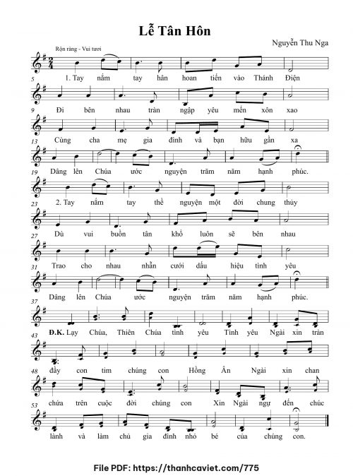 Lễ Tân Hôn - Nguyễn Thu Nga - trang 1