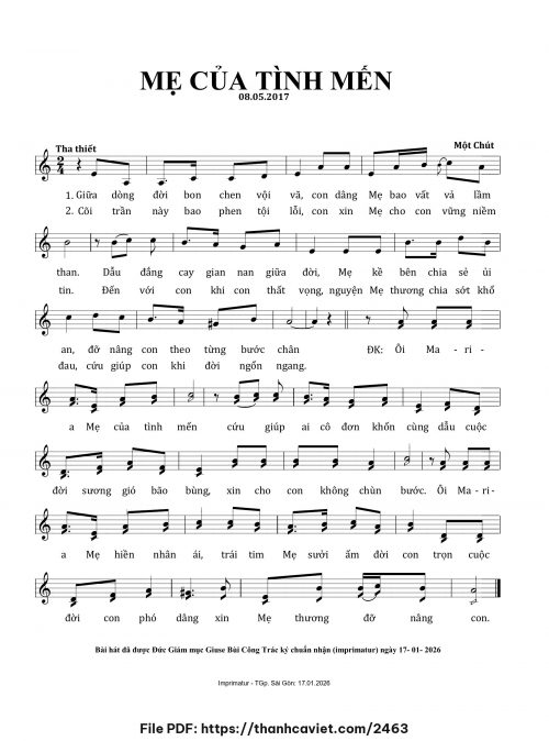 Mẹ của tình mến - Một Chút - trang 1