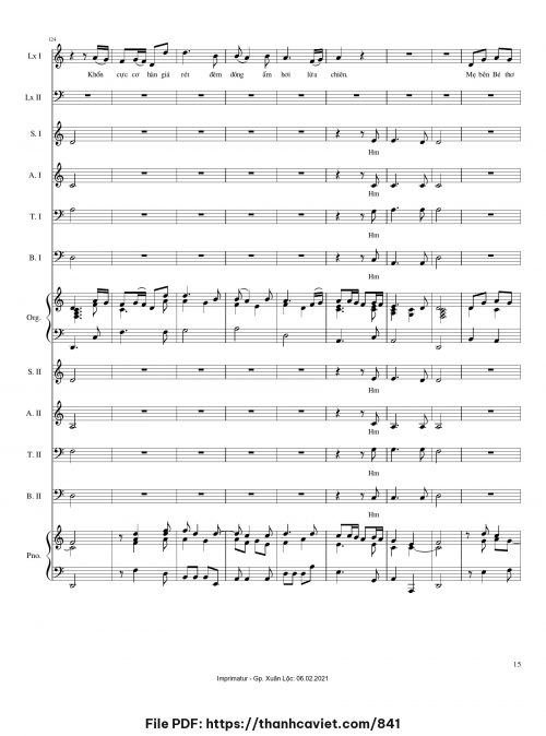 Một Hài Nhi đã sinh ra cho anh em - Trần Kính Lữ - trang 1