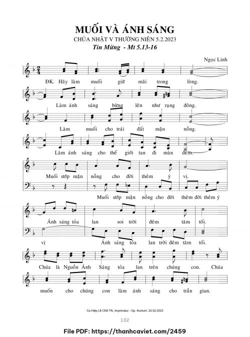 Muối và Ánh sáng - Ngọc Linh - trang 1