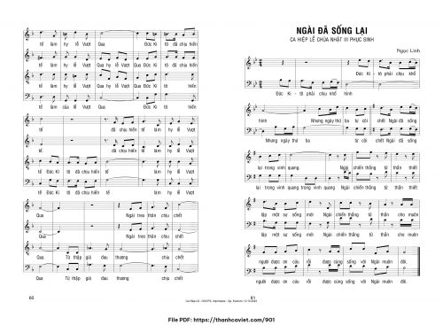Ngài đã sống lại - Ngọc Linh - trang 1