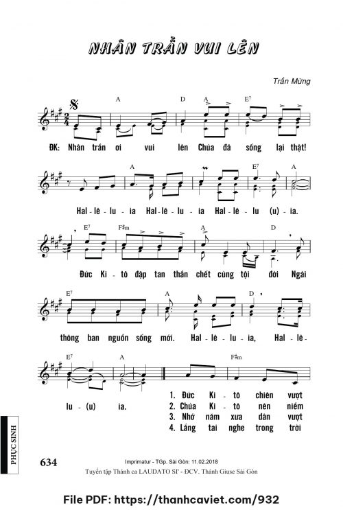 Nhân trần vui lên - Trần Mừng - trang 1