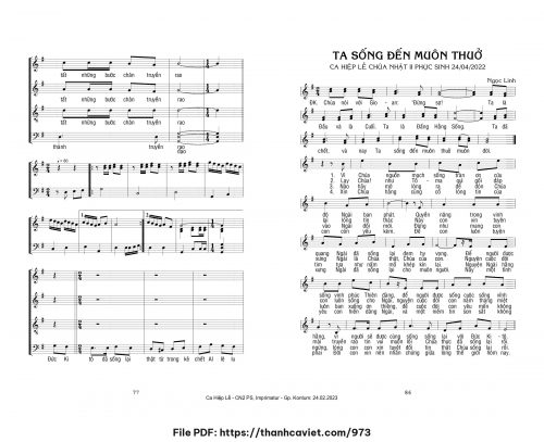 Ta sống đến muôn thuở - Ngọc Linh - trang 1