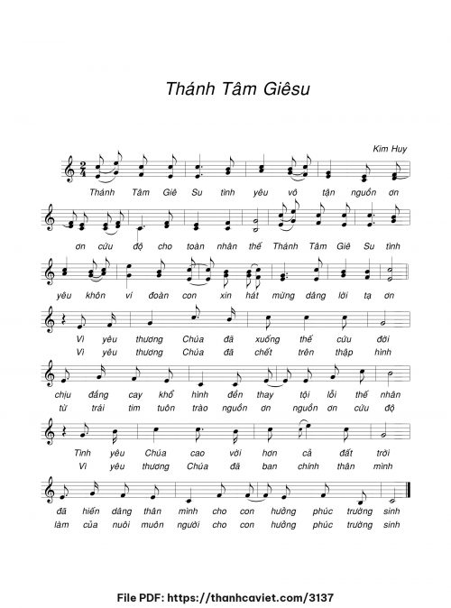 Thánh Tâm Giêsu - Kim Huy - trang 1