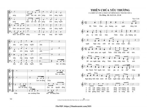 Thiên Chúa yêu thương - Ngọc Linh - trang 1