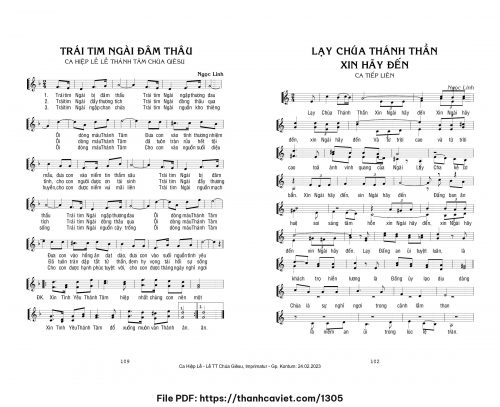 Trái tim Ngài đâm thâu - Ngọc Linh - trang 1