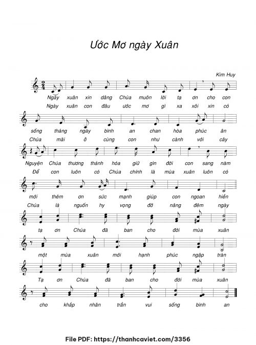 Ước mơ ngày xuân - Kim Huy - trang 1