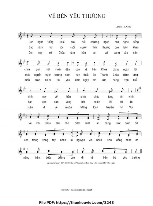 Về bến yêu thương - Linh Trang - trang 1