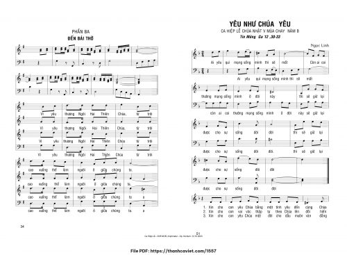 Yêu như Chúa yêu - Ngọc Linh - trang 1