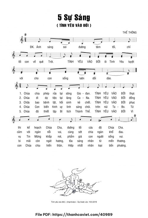 5 sự sáng - Thế Thông - trang 1
