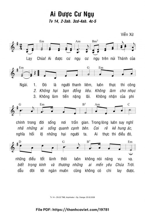 Ai được cư ngụ - Viễn Xứ - trang 1