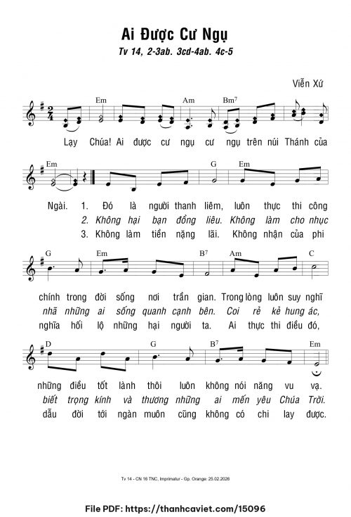 Ai được cư ngụ - Viễn Xứ - trang 1