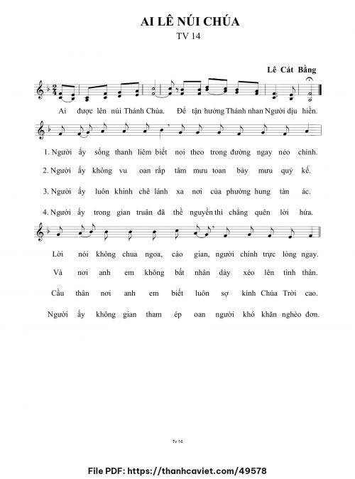 Ai lên núi Chúa - Lê Cát Bằng - trang 1