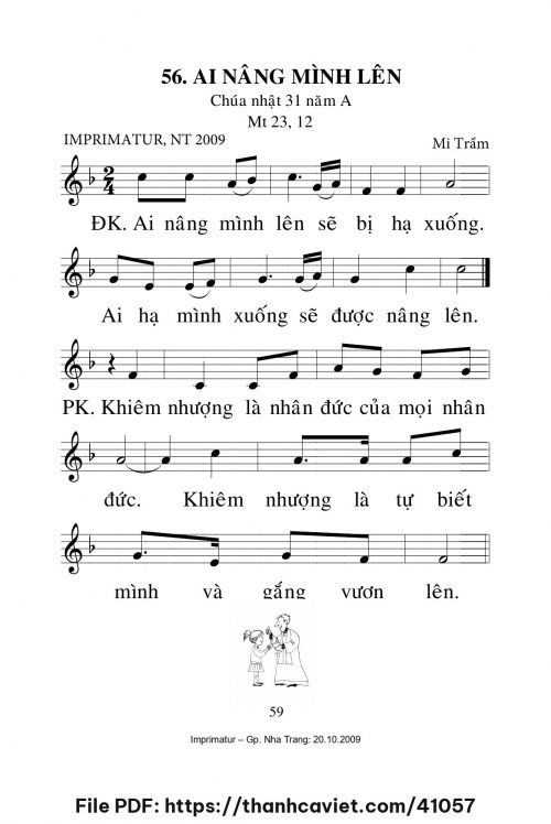 Ai nâng mình lên [CN31 TNA] – - Lm. Mi Trầm - trang 1