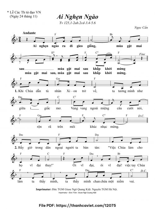 Ai nghẹn ngào - Ngọc Cẩn - trang 1