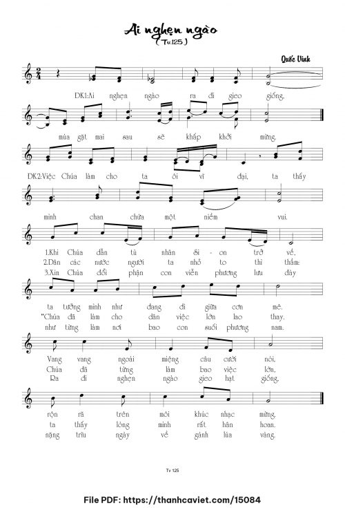 Ai nghẹn nghào - Quốc Vinh - trang 1