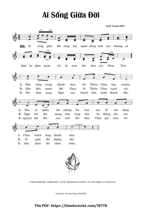 Ai sống giữa đời - Đinh Thanh Hiền - trang 1