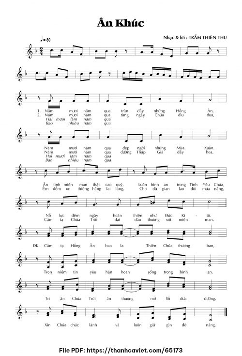 Ân khúc - Trầm Thiên Thu - trang 1