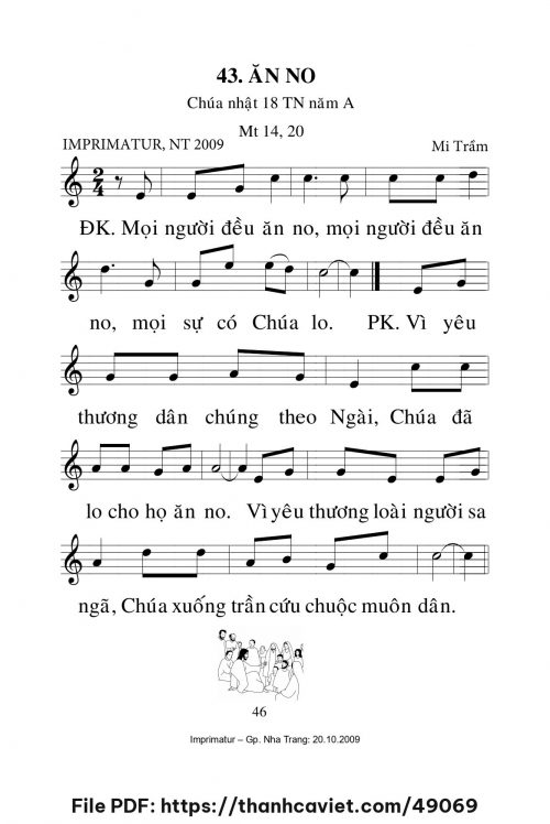 Ăn no [CN18 TNA] – - Lm. Mi Trầm - trang 1