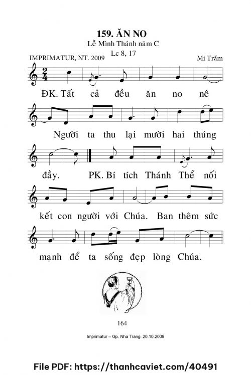 Ăn no [Lễ Mình Thánh năm C] – - Lm. Mi Trầm - trang 1