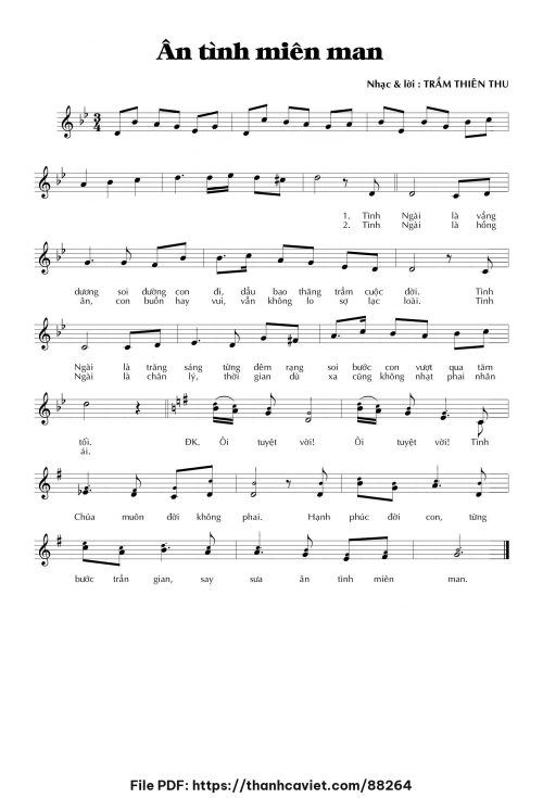 Ân tình miên man - Trầm Thiên Thu - trang 1