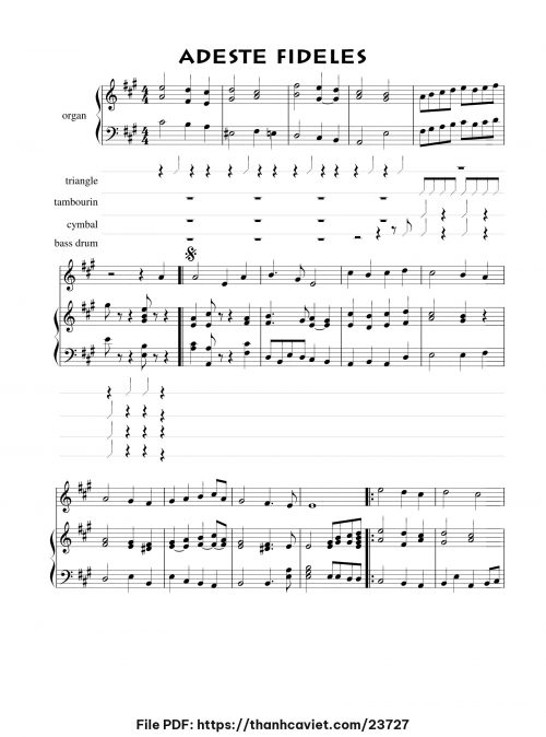 Andeste fideles - Nhạc sỹ khác - trang 1