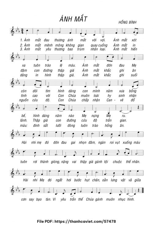 Ánh mắt - Hồng Bính - trang 1