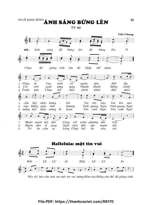 Ánh sáng bừng lên - Viết Chung - trang 1