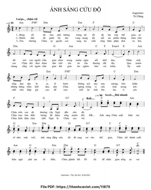 Ánh sáng cứu độ - Augustino Trí Dũng - trang 1