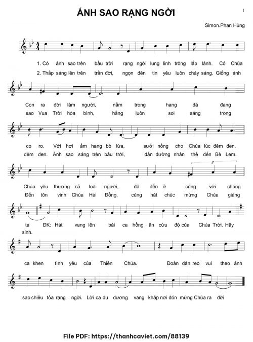 Ánh sao rạng ngời - Phan Hùng - trang 1