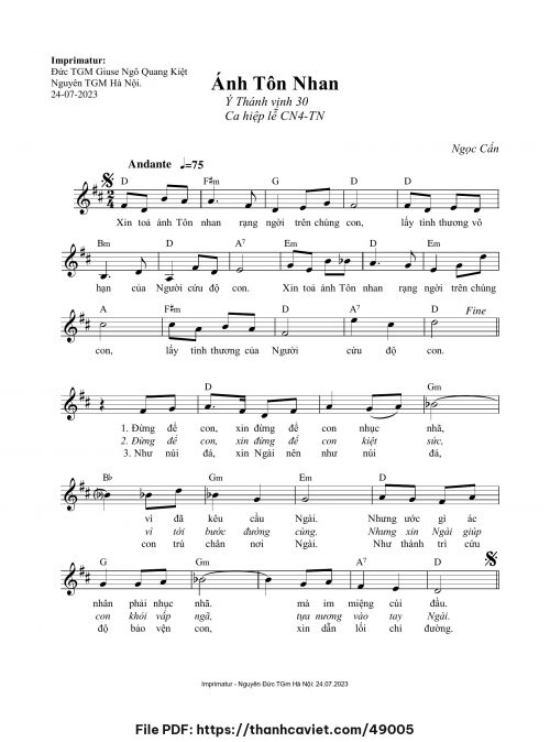Ánh tôn nhân - Ngọc Cẩn - trang 1