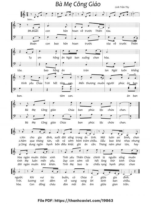 Bà mẹ Công Giáo - Linh Trần Thy - trang 1