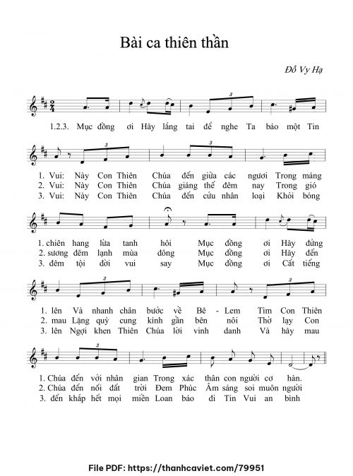 Bài ca Thiên Thần - Đỗ Vy Hạ - trang 1