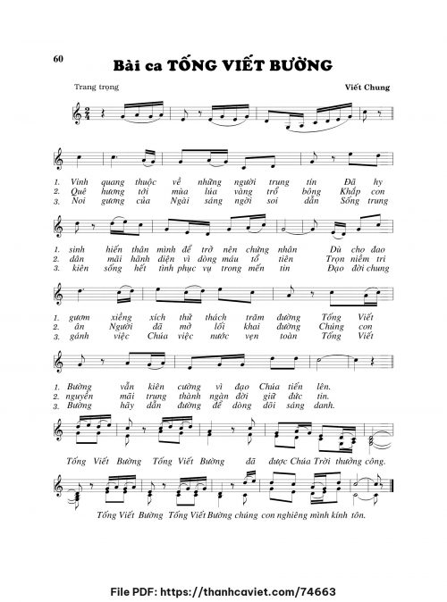 Bài ca Tống Viết Bường - Viết Chung - trang 1