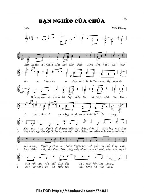 Bạn nghèo của Chúa - Viết Chung - trang 1