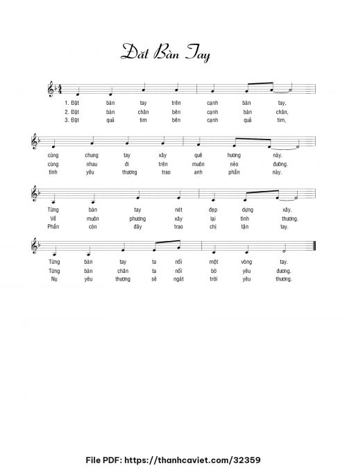 Bàn tay - Chưa biết - trang 1