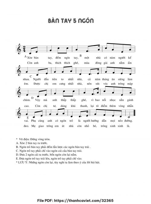 Bàn tay năm ngón - Chưa biết - trang 1