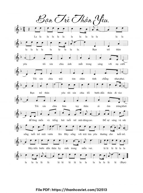 Bạn trẻ thân yêu - Chưa biết - trang 1